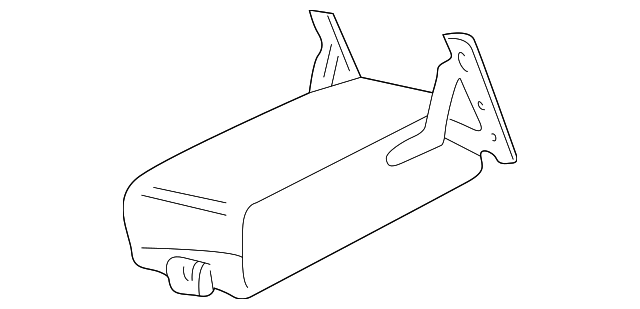 Armrest-Squab - Discontinued (Jaguar OEM) GNC5714DCAADOEM