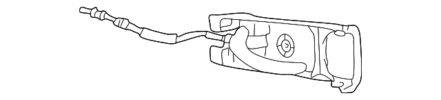 Handle-Remote Co (Jaguar OEM) GXF2573ECOEM