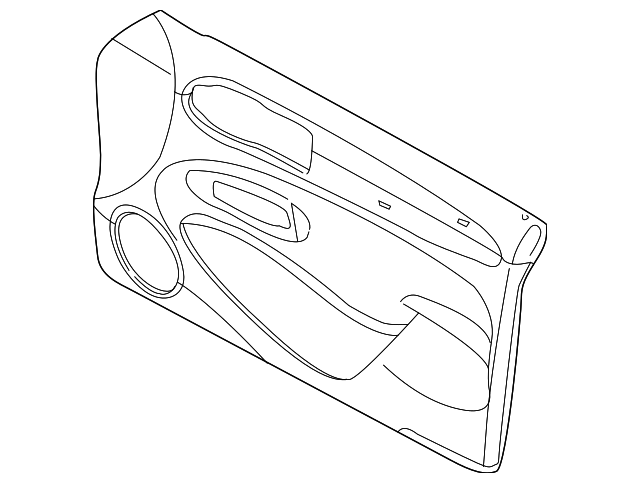 Casing-Door - Discontinued (Jaguar OEM) GXF2875AHSDZOEM