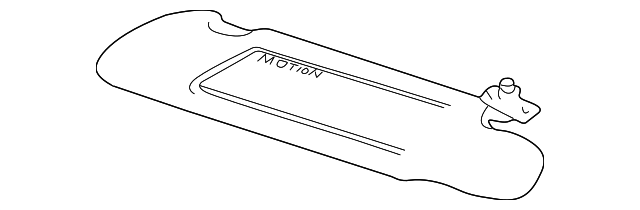 Sunvisor (Jaguar OEM) HJA1072ADLFJOEM