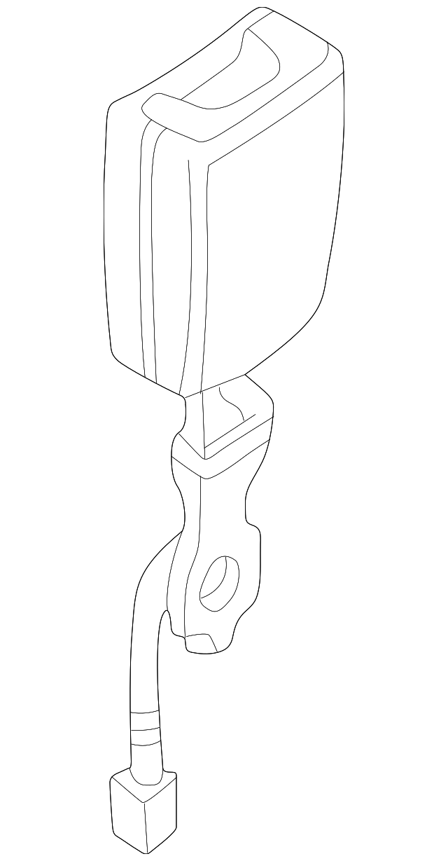 Buckle-Seatbelt (Jaguar OEM) HJB7012CALEGOEM