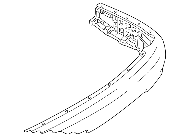 Cover-Bumper (Jaguar OEM) HJE6586BBXXXOEM