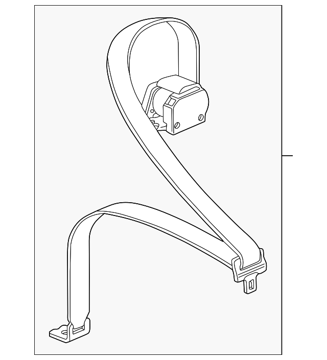 Seatbelt HJE7061ABAEKOEM