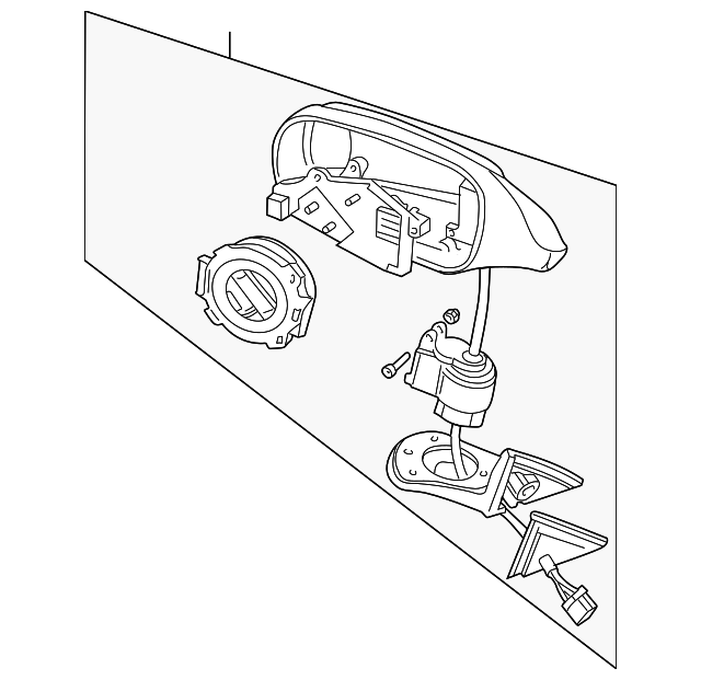 Mirror-Door (Jaguar OEM) HJJ3403AAOEM