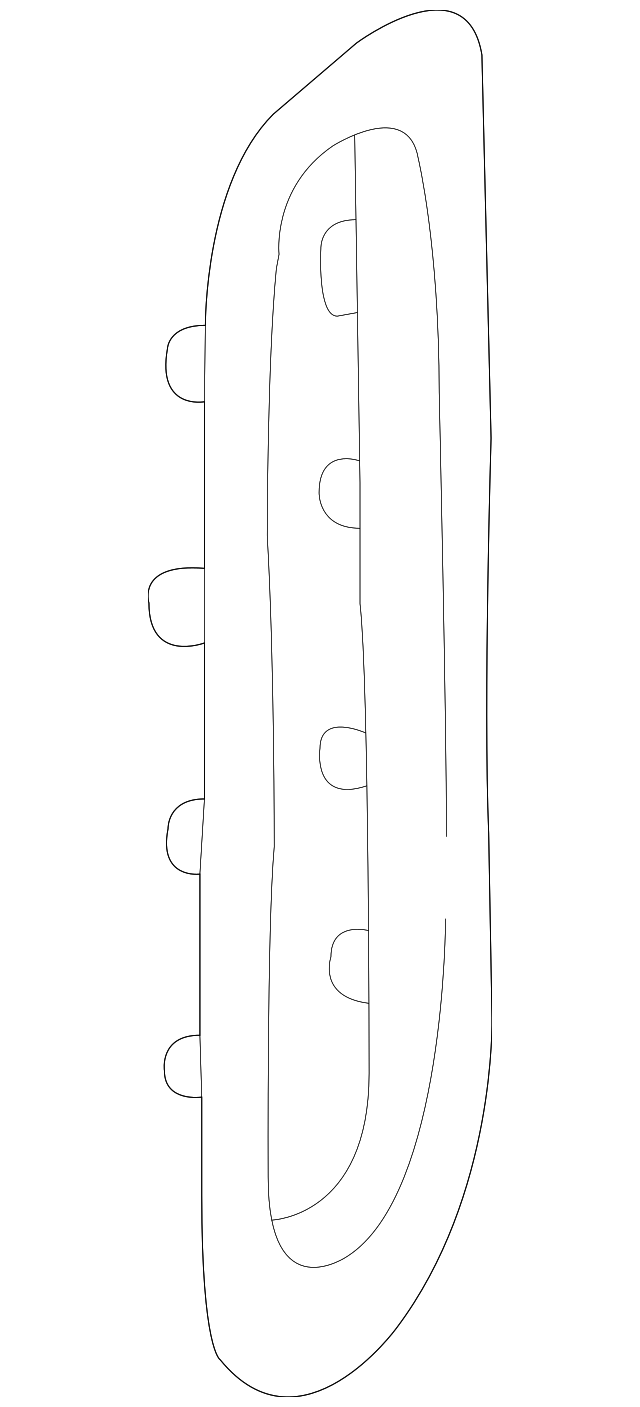 Bezel-Seatbelt S - Discontinued (Jaguar OEM) HNC1454AANEDOEM
