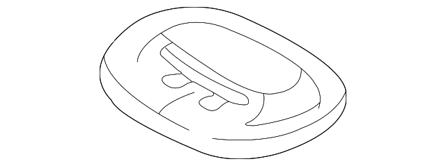 Escutcheon-Seatb, Discontinued (Limited Supply) (Jaguar OEM) HNC7108ADAGDOEM