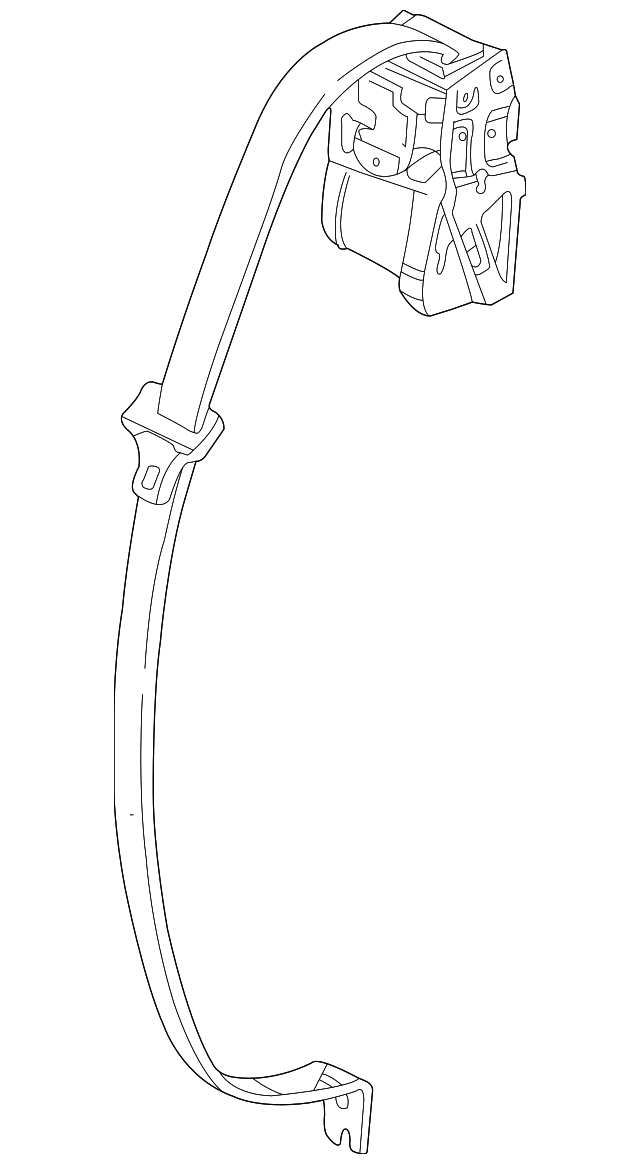 Seatbelt-Central HNF7073AAAEK