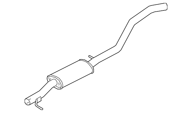 Pipe-Exhaust (Jaguar OEM) J9C10198OEM