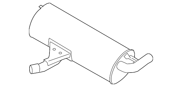 Silencer-Exhaust (Jaguar OEM) J9C10200OEM