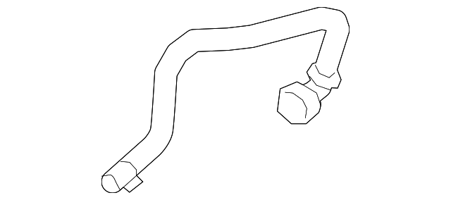 Pipe (Jaguar OEM) (Jaguar OEM) J9C10570OEM