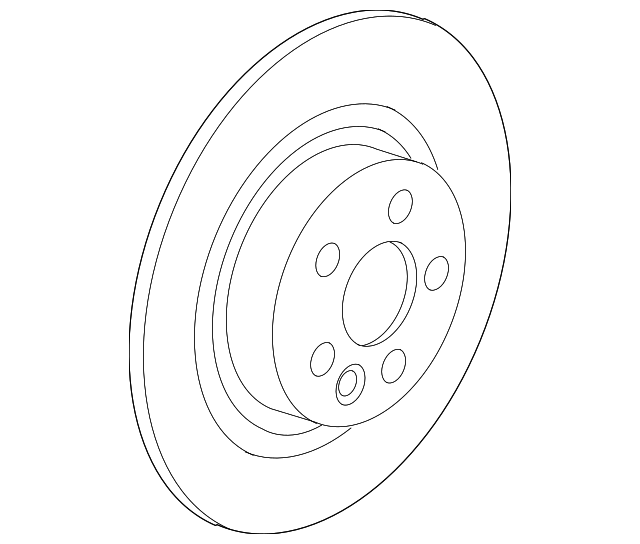 Brake Disc Set (Jaguar OEM) J9C1168OEM