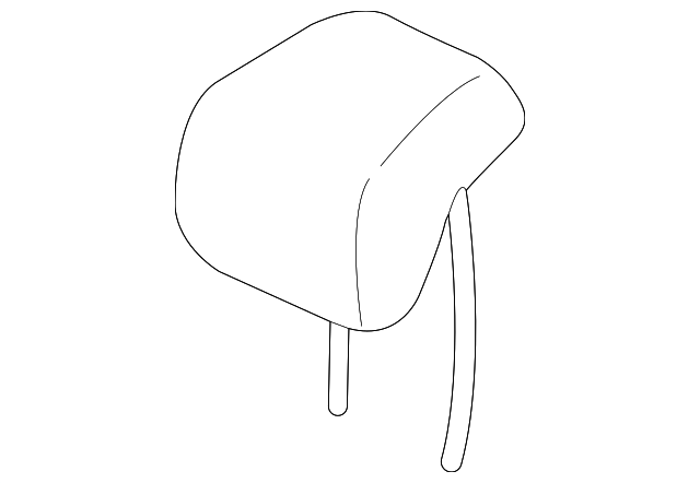 Headrest (Jaguar OEM) J9C2331QKWOEM