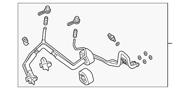 Pipe-Air Con (Jaguar OEM) J9C2685OEM
