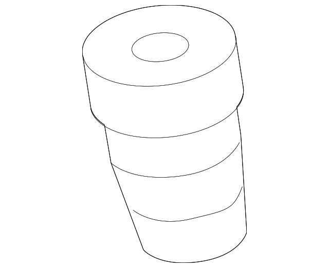 Rubber-Bump Stop (Jaguar OEM) J9C2738OEM
