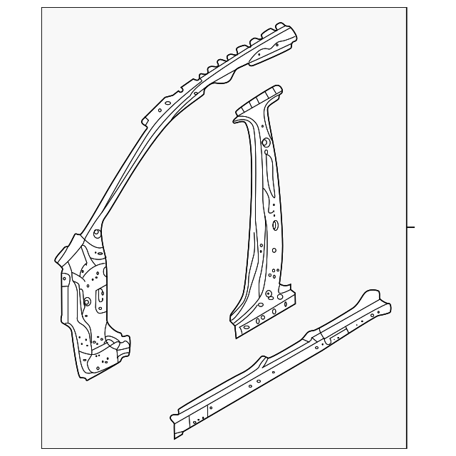 Panel-Body Side (Jaguar OEM) J9C2856OEM