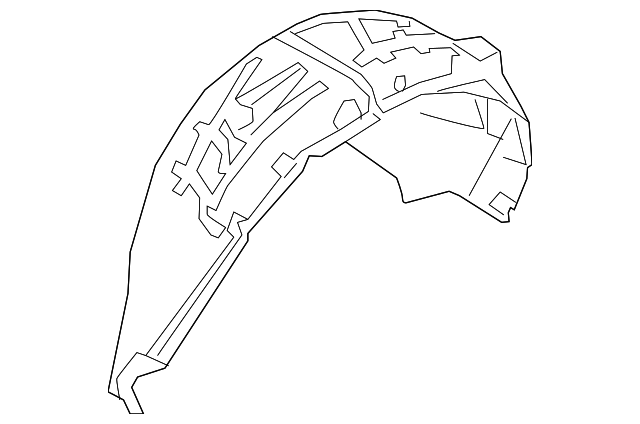 Liner-Wheelarch (Jaguar OEM) J9C3026OEM