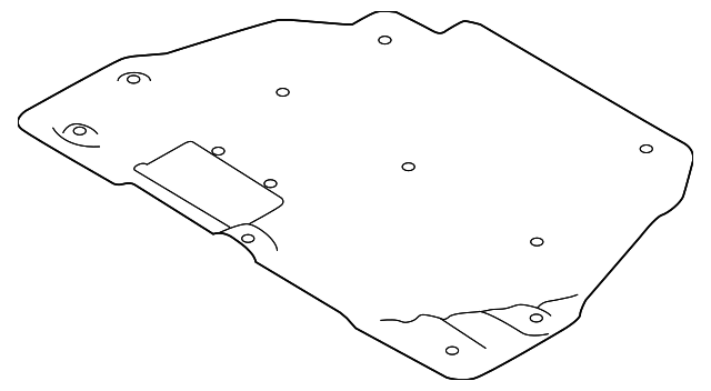 Undertray (Jaguar OEM) J9C3110OEM