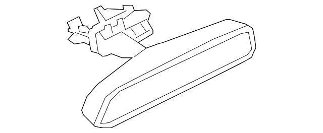 Mirror-Interior (Jaguar OEM) J9C4692OEM