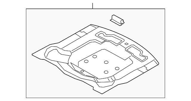 Panel-Trunk Floo (Jaguar OEM) J9C4729OEM