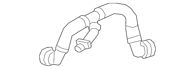 Hose-Radiator (Jaguar OEM) J9C4879OEM
