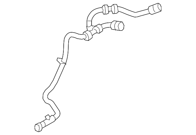 Hose (Jaguar OEM) J9C4881OEM