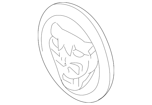 Badge-Rad Grille (Jaguar OEM) J9C5647OEM