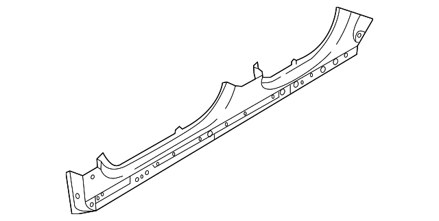 Panel-Sill (Jaguar OEM) J9C6051OEM