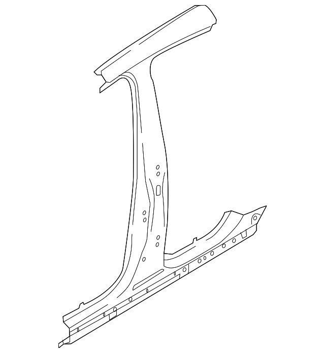 Panel-B-Post (Jaguar OEM) J9C6052OEM