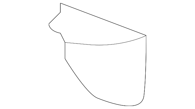 Deflector (Jaguar OEM) J9C7284OEM