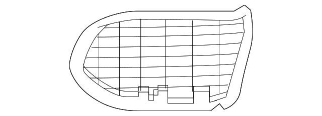 Mesh-Grille (Jaguar OEM) J9C8024OEM