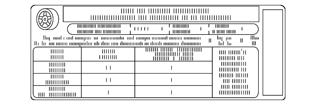 Label (Jaguar OEM) J9C8265OEM