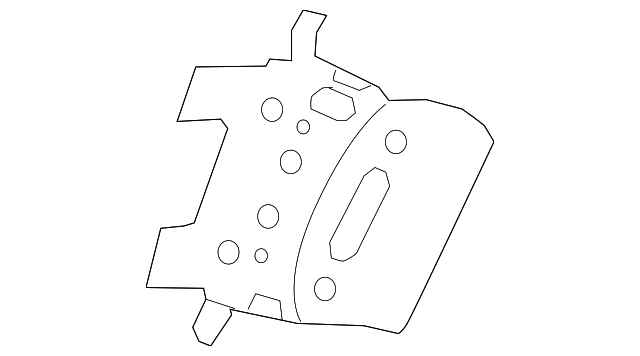 Mounting-Striker (Jaguar OEM) J9C9539OEM