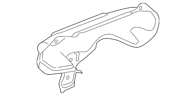 Heatshield (Jaguar OEM) JDE28214OEM