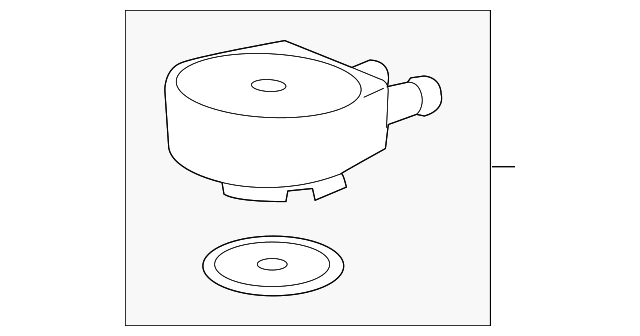 Cooler-Oil (Jaguar OEM) JDE28254OEM