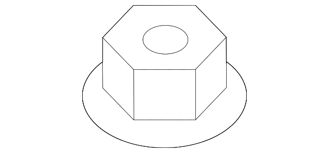 Nut (Jaguar OEM) JDE3841OEM