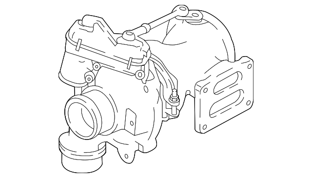 Turbocharger (Jaguar OEM) JDE38736OEM