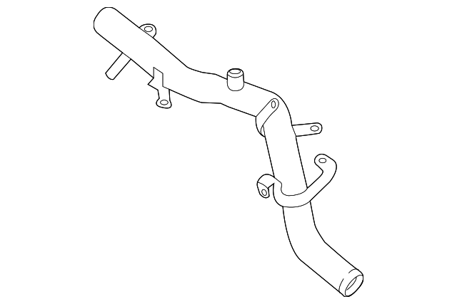 Pipe-Inlet (Jaguar OEM) JDE38745OEM