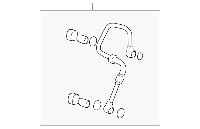 Pipe-Oil Feed (Jaguar OEM) JDE38885OEM
