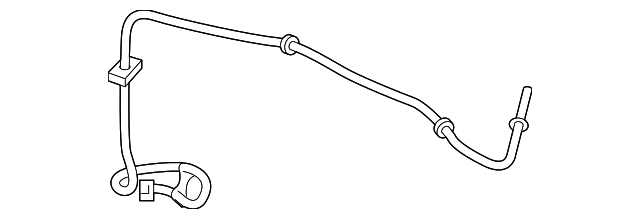 Hose-Vacuum (Jaguar OEM) JDE39545OEM
