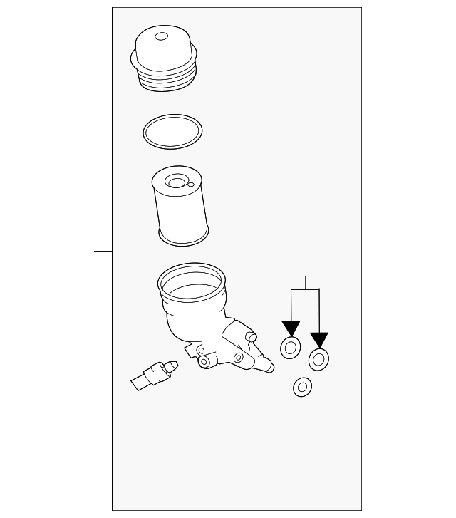 Assy-Oil Filter (Jaguar OEM) JDE39602OEM