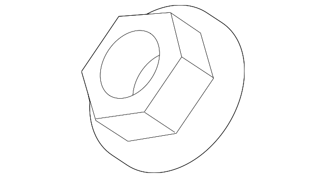 Nut-Hexagonal Fl JFX11605EOEM