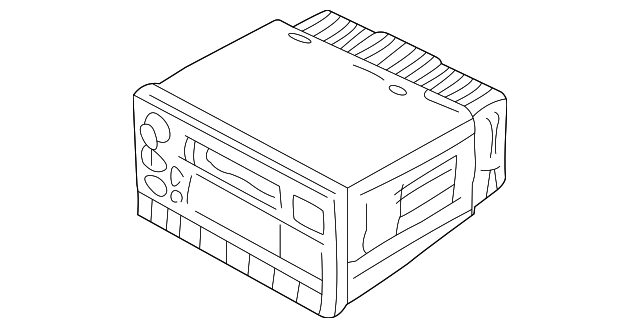 Radio Casstte (Jaguar OEM) JLM21055OEM