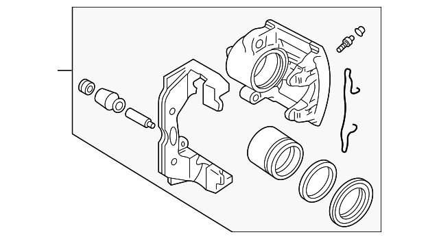 Caliper-Brake (Jaguar OEM) JLM21469OEM