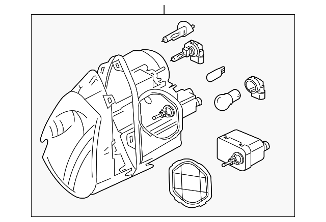 Headlamp (Jaguar OEM) LJA4511AHOEM