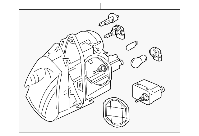 Headlamp (Jaguar OEM) LJA4513AHOEM