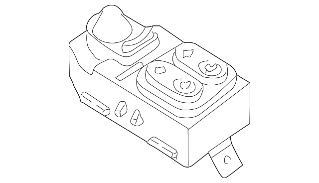 Jaguar Switchpack-Door LJA6382ACOEM