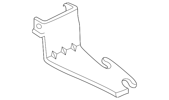 Bracket-Vacuum V - Discontinued (Jaguar OEM) LNC1715ADOEM