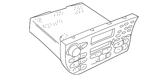 Radio Casstte (Jaguar OEM) LNF4100AAOEM