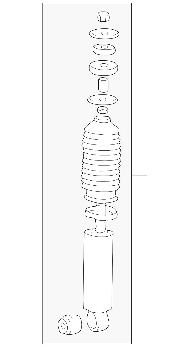 Damper-Suspensio (Jaguar OEM) MJA3540DEOEM
