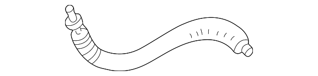 Hose (Jaguar OEM) MJB5670AAOEM